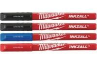 Маркеры INKZALL Fine Tip (черный, синий, красный) 4 шт. Milwaukee 48223165 Маркеры INKZALL Fine Tip (черный, синий, красный) 4 шт. Milwaukee 48223165