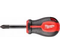 Магнитная отвертка с трехгранной рукояткой Milwaukee PH2x45 4932471787