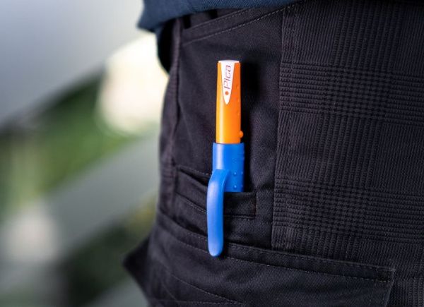 8081 Гелевый маркер Pica Gel Signalmarker (синий)
