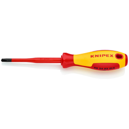 982402SLS Отвёртка крестовая (тонкая) PH/S2 VDE 1000V KNIPEX