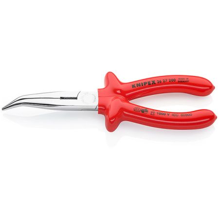 2627200 Плоские круглогубцы с режущими кромками VDE 1000V KNIPEX