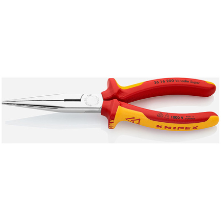 2616200 Плоские круглогубцы с режущими кромками VDE 1000V KNIPEX