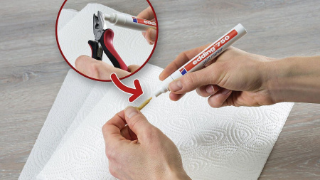 Маркер лаковый черный Edding 750