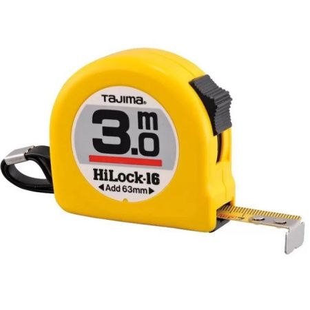 Рулетка TAJIMA HI LOCK 3м/16мм (H6P30MY)