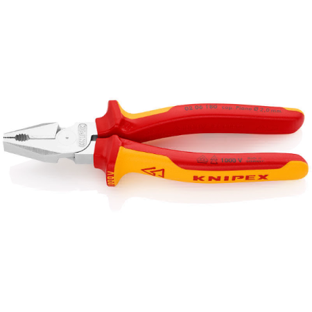 0206180 Плоскогубцы комбинированные особой мощности 180мм VDE 1000V KNIPEX