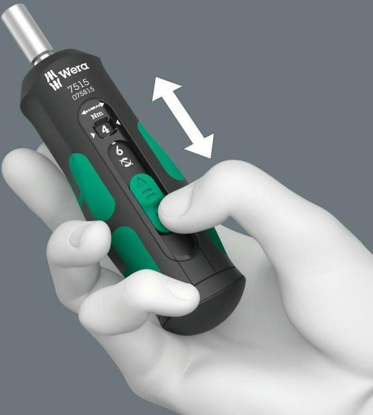 Динамометрическая отвёртка 7515 Kraftform Safe-Torque Speed 2-6 Нм WERA 05075815001