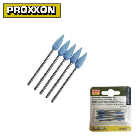 Силикон - полировки конус 5 мм (5 шт.) Proxxon (28288)
