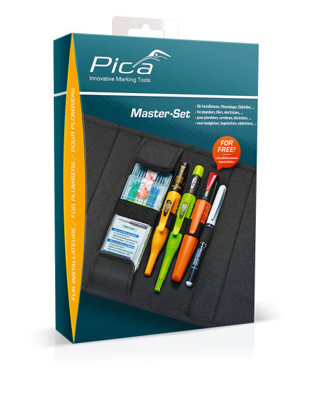 55020 Набор маркеров Pica Master SET Plumber