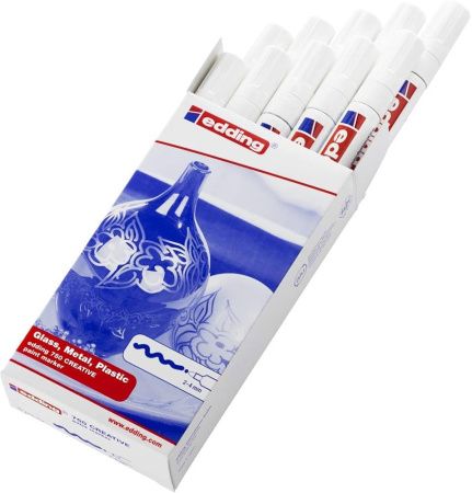 Маркер лаковый  белый Edding 750-49