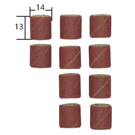 Сменные шлифовальные цилиндры 14 мм (10 шт.) Proxxon (28979)