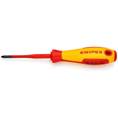 982401SLS Отвёртка крестовая (тонкая) PH/S1 VDE 1000V KNIPEX