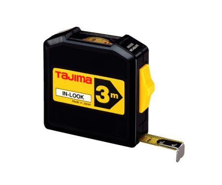 Рулетка TAJIMA IN-LOOK 3м/13мм, с окошком (INL30MY)