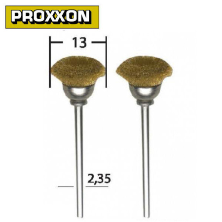 Торцевые латунные щетки 13 мм (2 шт.) Proxxon (28963)