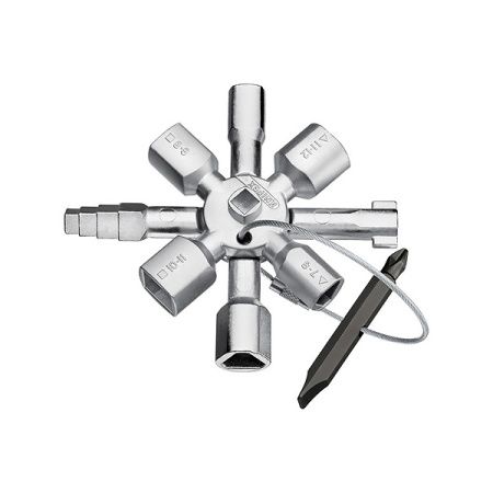 001101 Ключ для электрошкафов и систем запирания KNIPEX TwinKey®