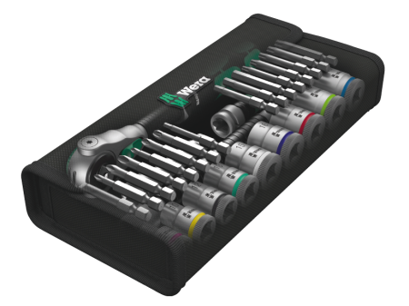 Набор головок и бит 3/8" с трещоткой 8100 SB 6 WERA 05004046001