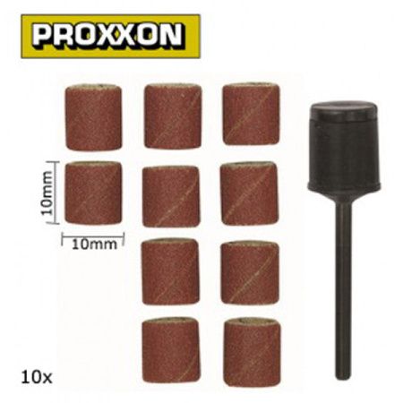 Шлифовальные цилиндры с держателем 10 мм (10 шт.) Proxxon (28980)