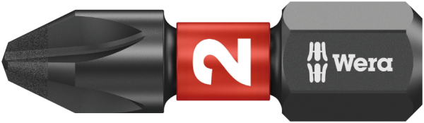 Бита торсионная PH 2 (15шт.) 851/1 IMP DC 15 x PH 2x25 WERA 05057752001