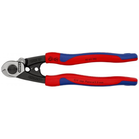 9562190  Ножницы для резки проволочных тросов KNIPEX