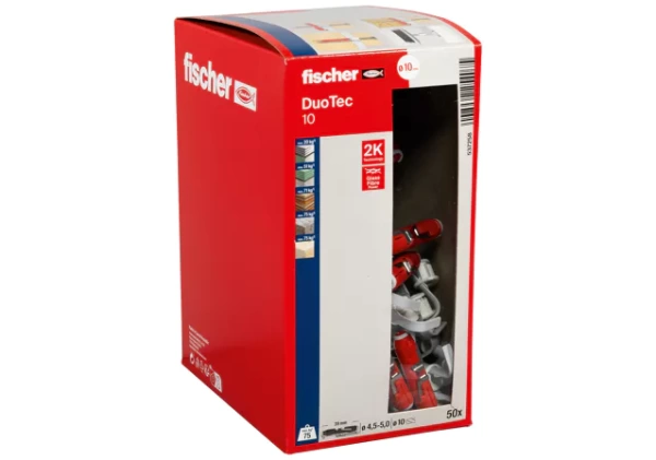 Дюбель самоустанавливающийся FISCHER DUOTEC 10 10шт. 537258