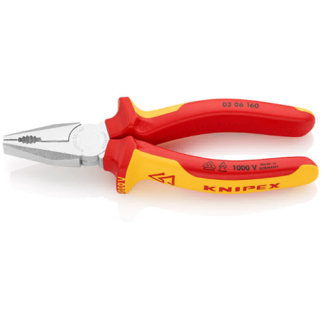 0306160 Плоскогубцы комбинированные 160мм VDE 1000V KNIPEX