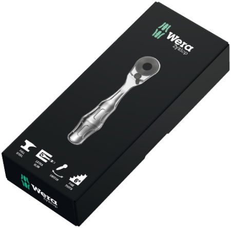 Трещотка WERA 8001 Zyklop Mini A 1/4 05073230001 Трещотка WERA 8001 Zyklop Mini A 1/4 05073230001