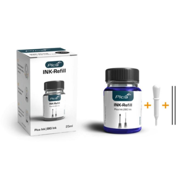 55841 Чернила для маркеров Pica INK Синий + 2 стержня