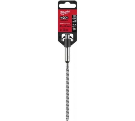 Бур SDS+ MX4, 6x165 мм Milwaukee 4932352012